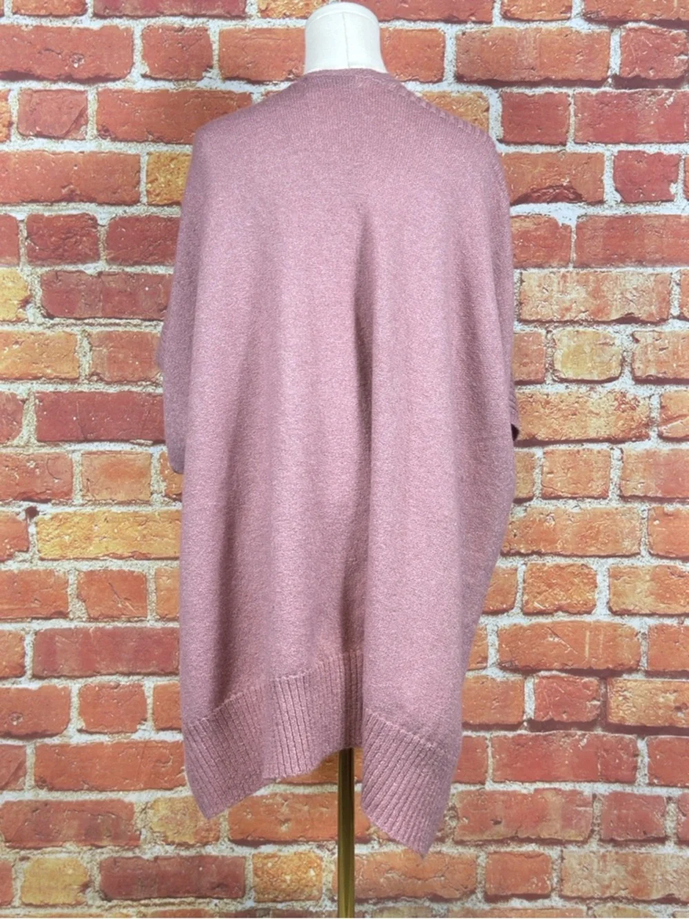 Nordstrom Elegant Pink Open Front Cardigan One Size Super Soft NEW - Picture 3 of 10